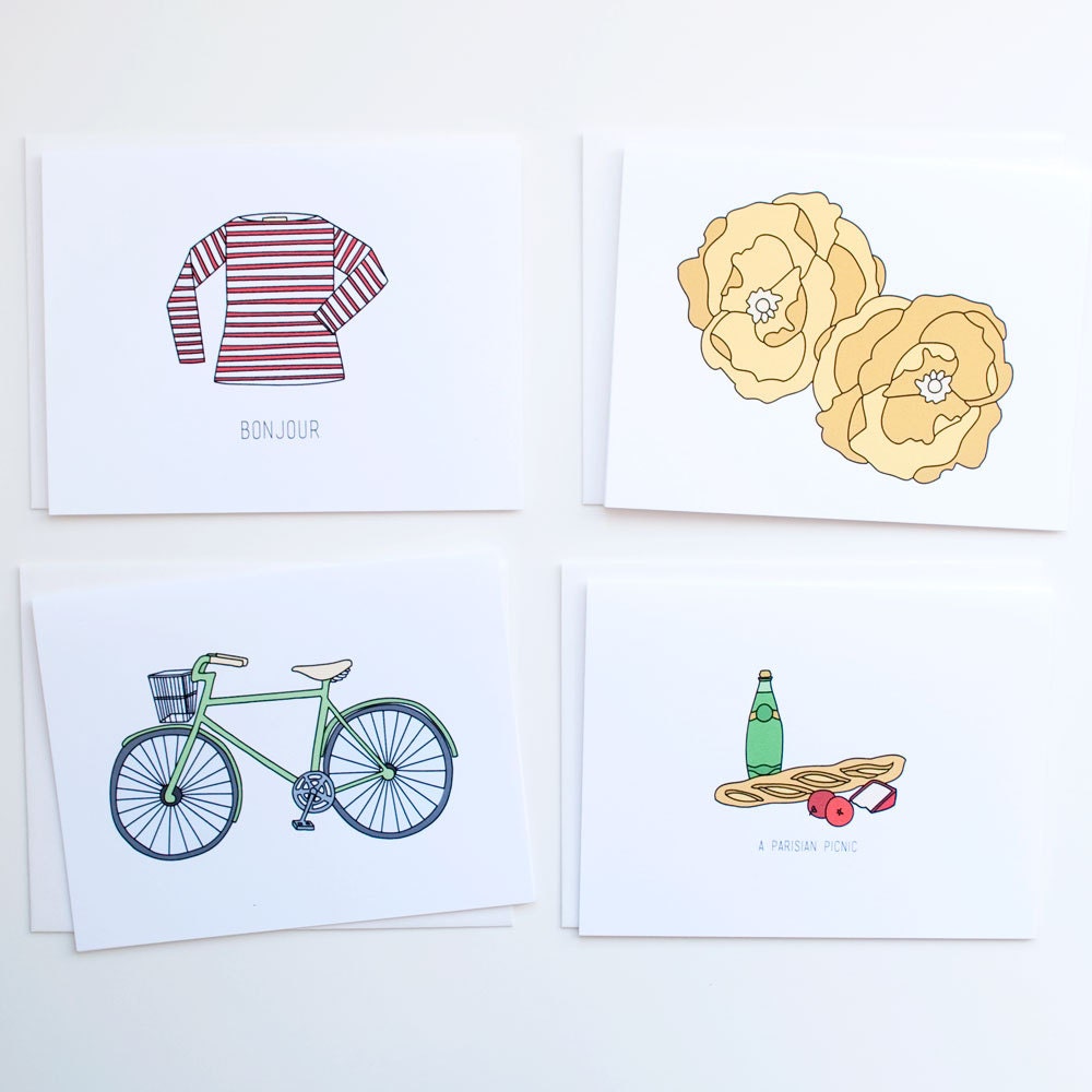 Parisian Note Card Set