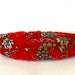 SALE Vintage 1950s Carpet Bag Tapestry Art Deco Antique Brocade Grapes Beadwork