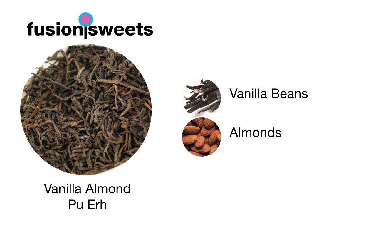 Vanilla Almond Pu Erh Loose Leaf Tea - 1 oz