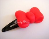 CD Signature Bow Brrette (Pick One Color From Red,Pink,Orange,Yellow,Purple,Blue and Mint Green)