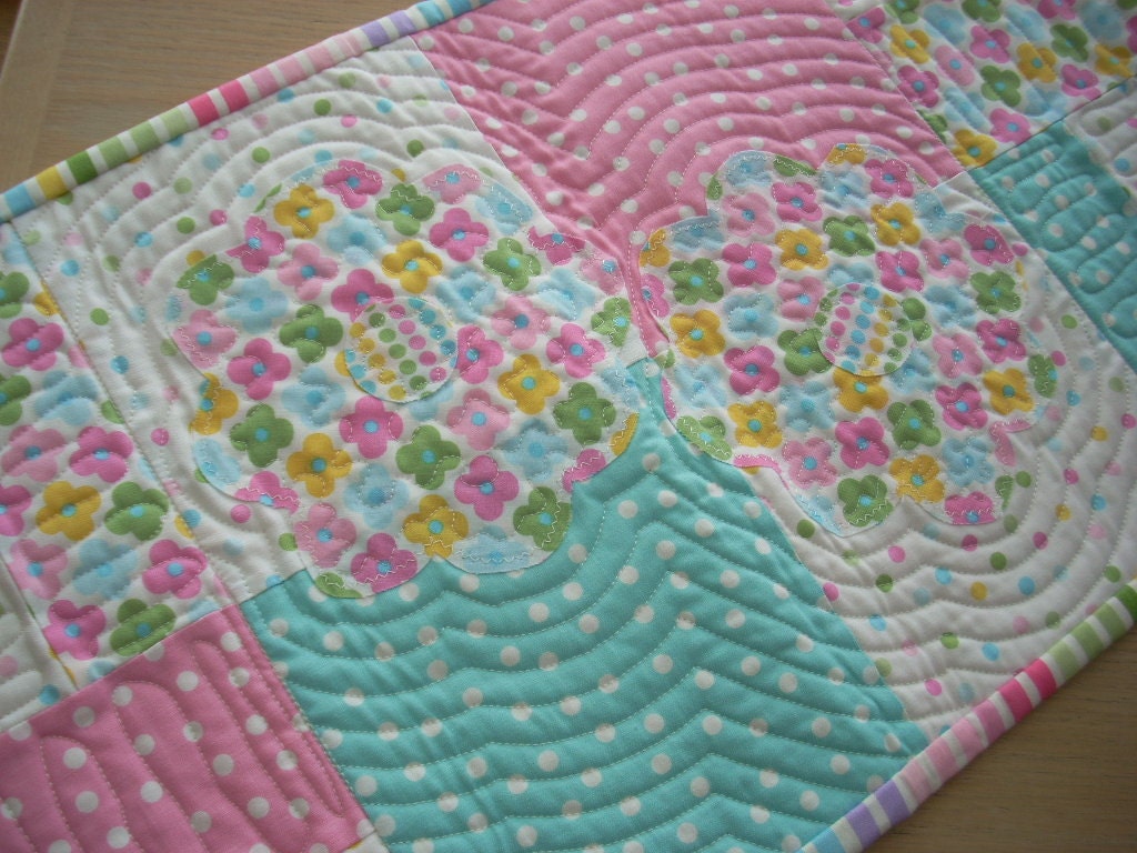 pastel remix tablerunner - FREE SHIPPING
