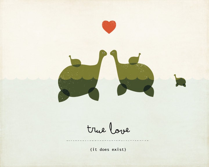 Custom Nessie Family Print