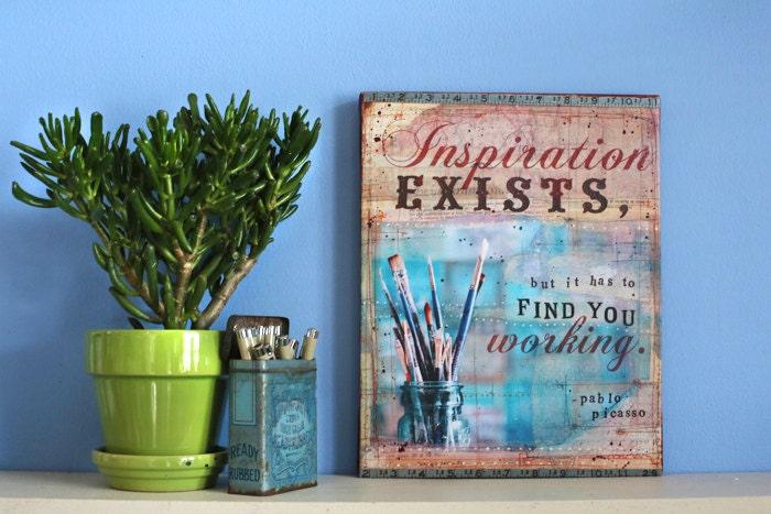 Inspiration - 11 x 14 canvas print