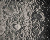 1903 moon crater 7 original antique astronomy print