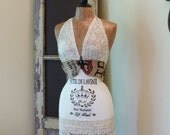 Dress Form Mannequin Vintge French Paris Full Size Romantic Rustic Free Ship & Layaway