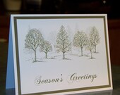 Handmade Christmas Card - Stampin Up LOVELY AS A TREE