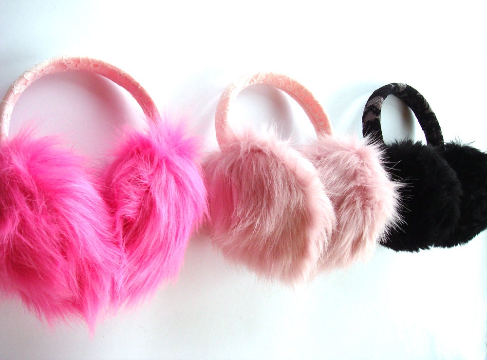 Cute Earwarmer, Earmuffs, winter accessory, ear muffs, gift for girl , women, teenager