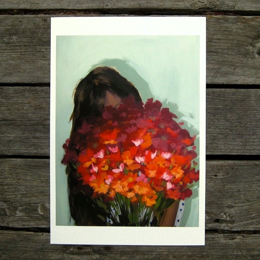 Arrangement . large giclee art print poster of painting