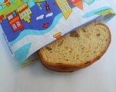 Cat Town Reusable Sandwich Bag