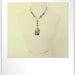 Jasper Gemstone pendant and butterfly filigree necklace
