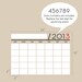 Unique Dry Erase Board Decal - Wall Calendar - Vinyl Wall Sticker