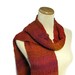 Orange Hand Knit Scarf