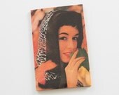 Vintage Magazine Wallet: 1950s Fashion Business Card Case, Handmade from Vintage Ads, Item No. 1189