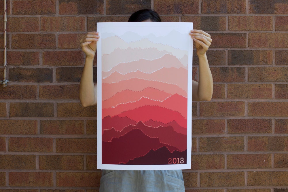 2013 Mountain Calendar (Coral Haze)