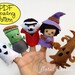 PDF Pattern: Halloween Friends 02 Felt Finger Puppets