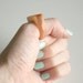 Peaches and Cream Gemstone Ring - Mod Geometric Geode Ring