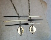 Harvest Moon- African Porcupine Quill Statement Necklace