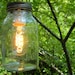 Vintage Mason Jar Light - Hanging Pendant or Swag Lamp - Repurposed Upcycled Salvage - Rustic Home Decor