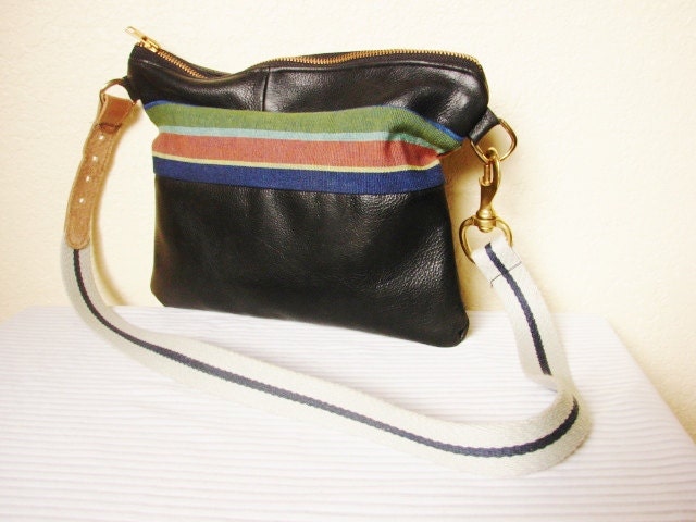 Black Leather Purse