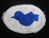 SALE Vintage Campfire Girls BLUEBIRD Patch 1960s Camp Fire Girls Blue Bird