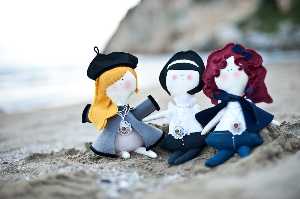 MARGOT - fashionable Doll- winter Collection - Handmade in Italy