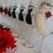 Hand Painted Bridal Party Wine Glasses - PERSONALIZED to MATCH YOUR Dresses & Colors
