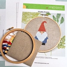 Gnome Cross Stitch Kit