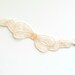 Lace Bracelet - Imogen Cuff in Peach - Delicate Bridal Lace Bow Bracelet For Her