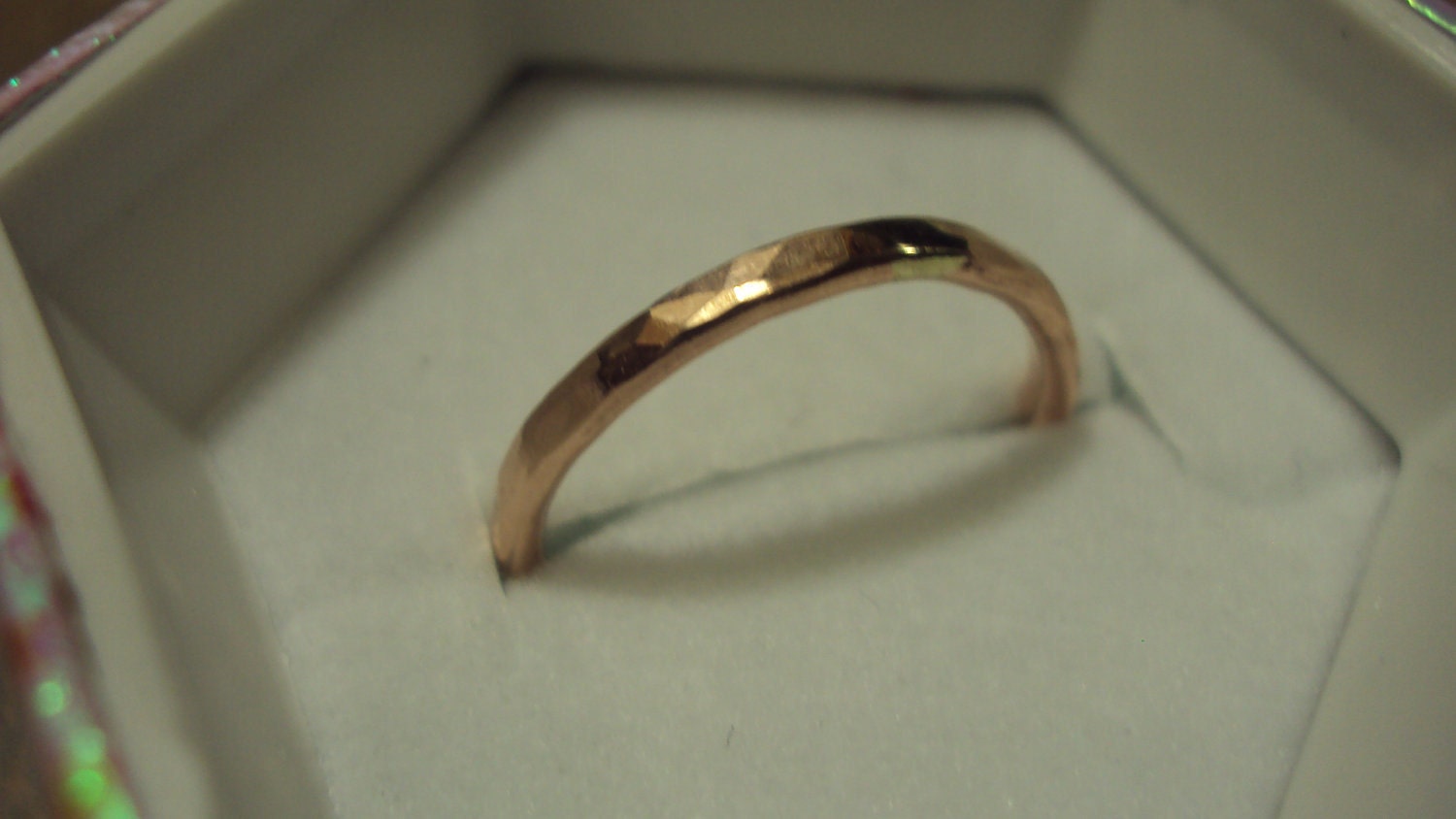 Jewelry, Ring, ROSE gold, 14k gold filled, engagment, wedding band, promise ring, hammered, set of 2