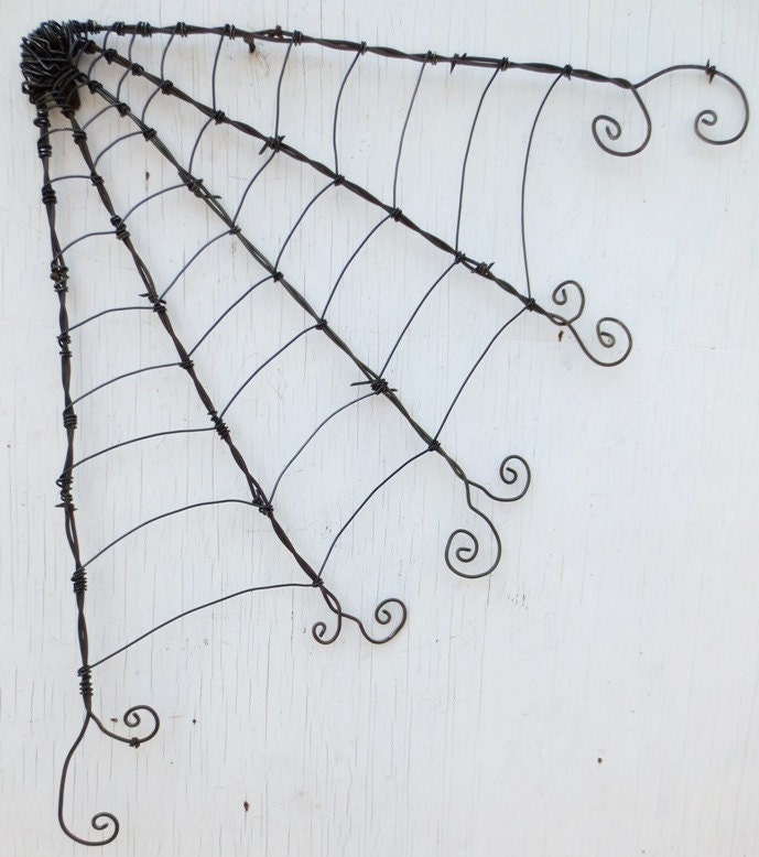 Wicked Wee Barbed Wire Corner Spider Web