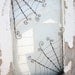 18" Odd Twisted Barbed Wire Corner Spider Web Reclaimed Art