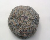 Large Unisex Slouchy Beanie Hat in Camouflage Colours - Green, Brown, Grey, Orange.  Made To Order