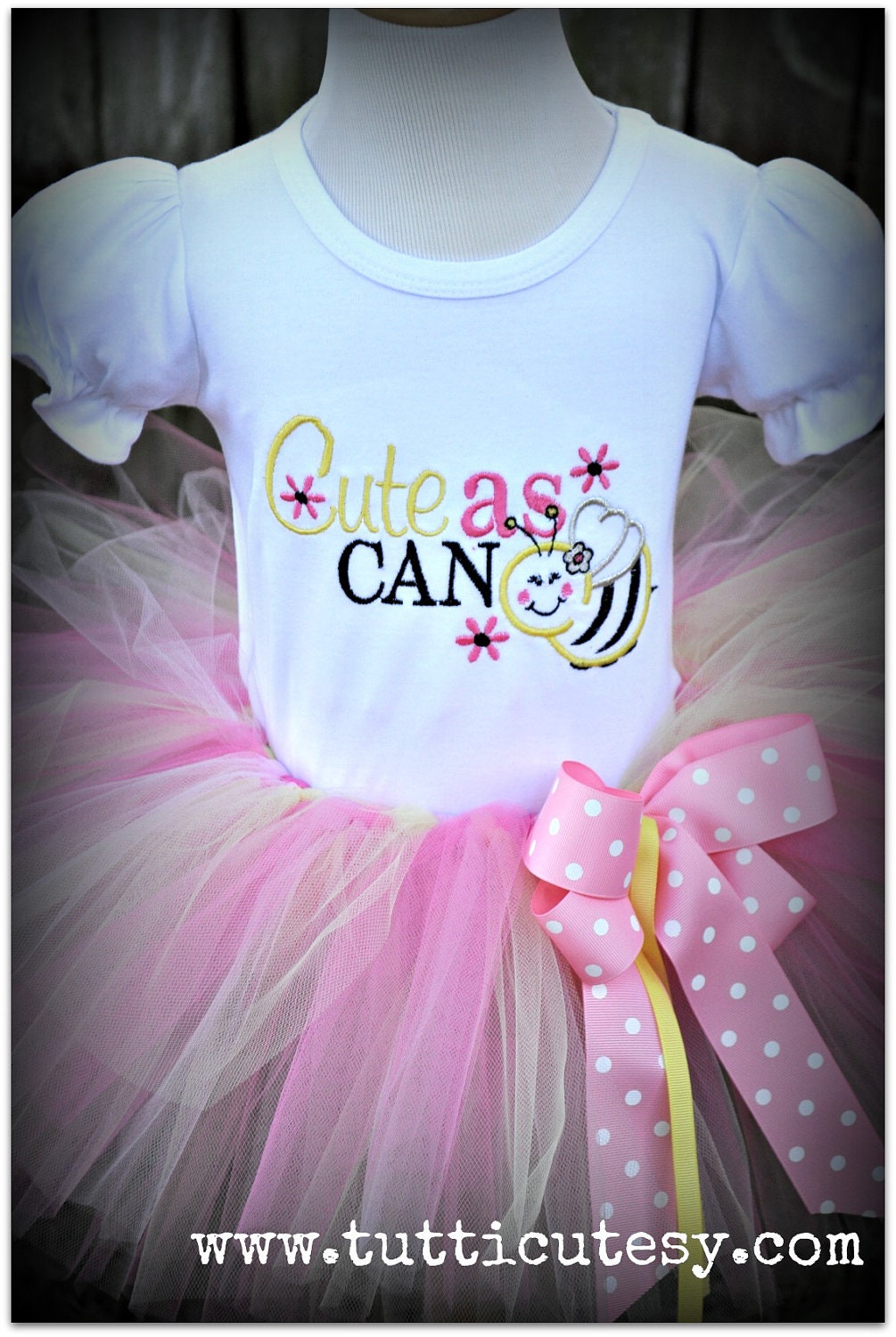 Cute as can Bee Tutu Outfit