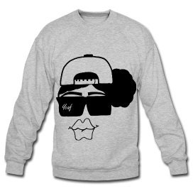 Unisex Snapbacks & Natural Boss Lady Crewneck Sweatshirt-Heather Gray