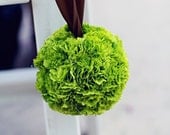 Mini Pomander  Wedding Kissing Ball Ceremony Aisle Decor You customize 16 colors pew, chuppah, garden, aisle, chair decorations, flower girl