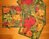 Fall Leaf Coasters