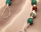 Acai Seed, Chrysocolla, Tree Agate Gratitude Meditation Beads