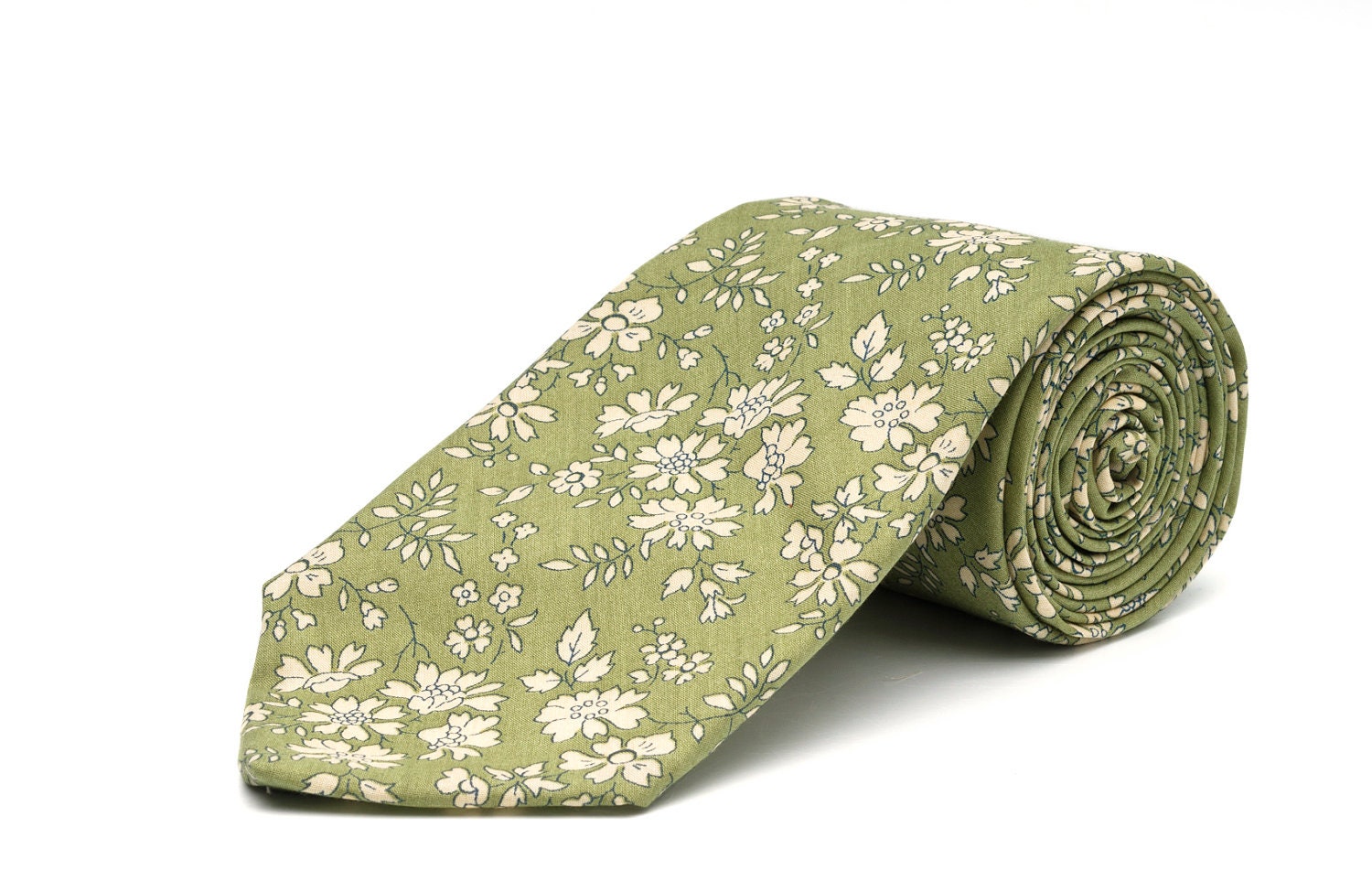 Pomp & Ceremony, Men's tie, Liberty of London Capal, green