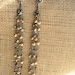 Cultured Pearl Earrings Cream Jewelry Long Post Earrings