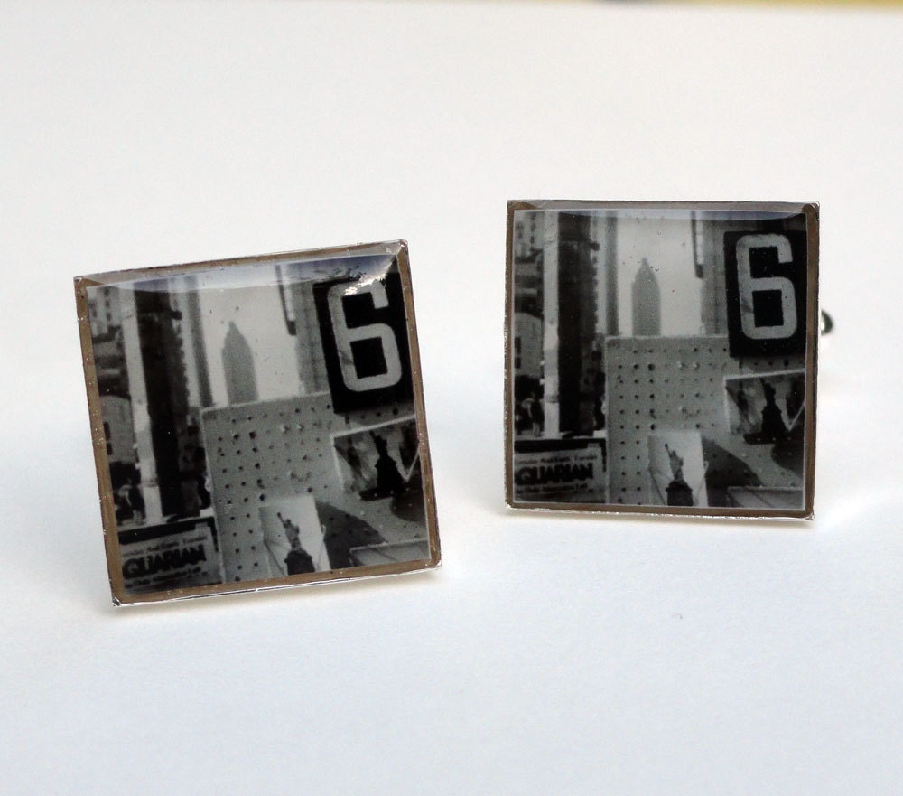 Urban Cityscape Cuff Links