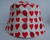 BUCKET HAT - Toddler Sun Hat - LadyBug Love