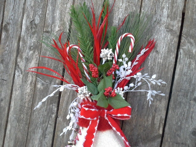 Christmas Ice skate SALE Holiday ice skate - Wreath - Wall decor - Door decor - Cottage decor