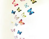 3D Wall Butterflies,3D Butterfly Wall Art, Decoration, Pink, Green, 3D Wall Decor,Nursery, Baby, Wedding Decor, Baby Shower, Girls Room