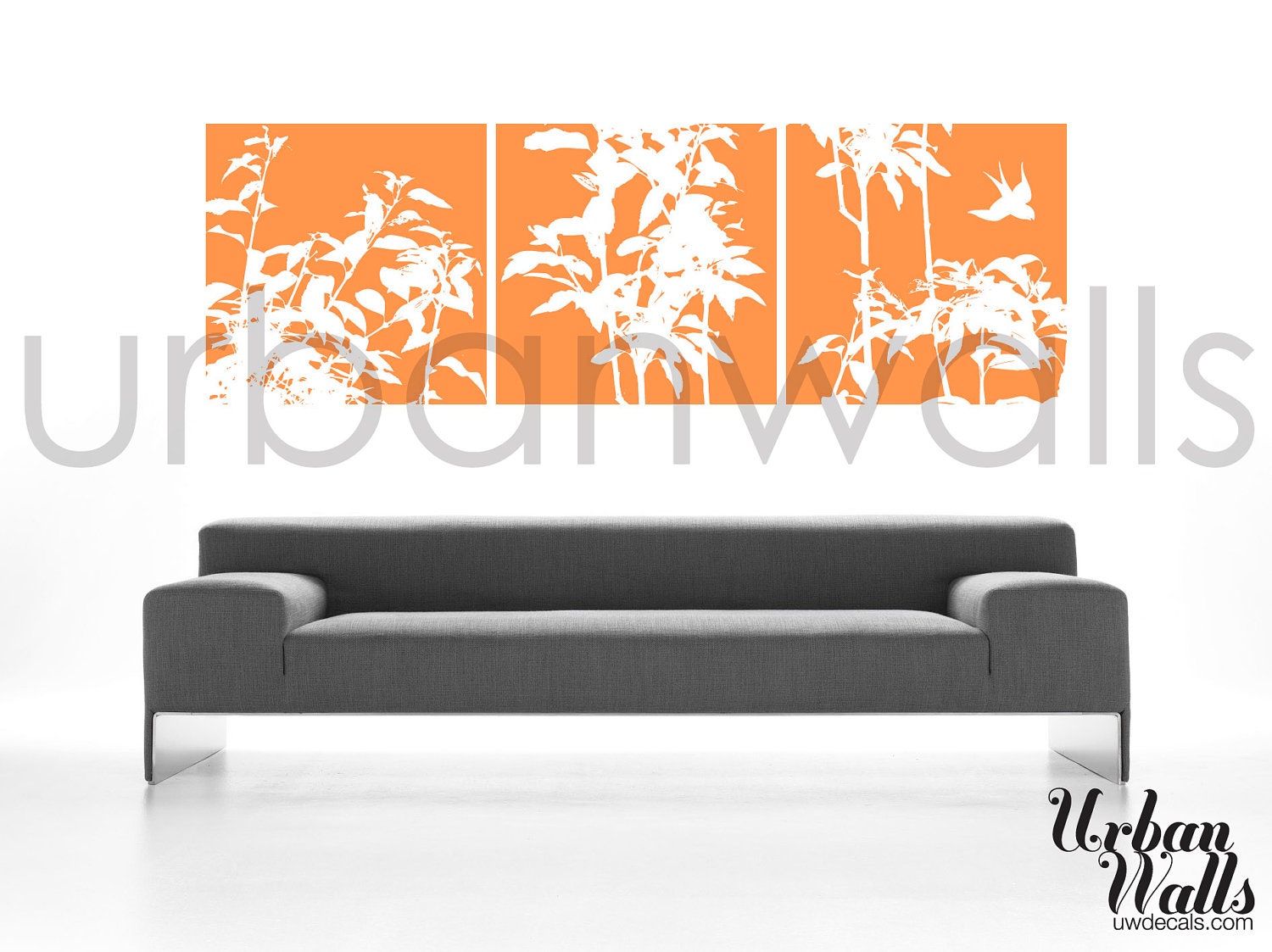 Vinyl Wall Sticker Decal Art - Framed Plants