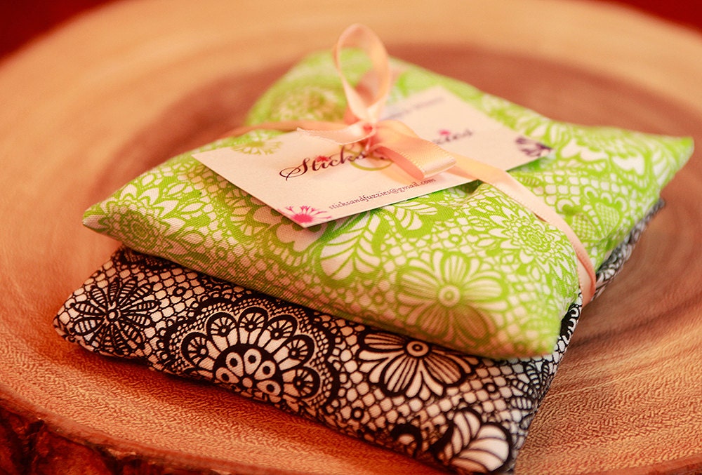 Lime Green and Black Hot/Cold Packs