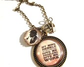 Sherlock Necklace Literary Necklace Sherlock Holmes Necklace Sherlock Holmes Jewellery UK