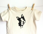 Boston Terrier Organic Kids T-shirt - American Apparel