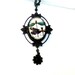 Dragonfly Necklace - Victorian Style - Dragonfly Jewelry - Dark Metal, Flying Insects