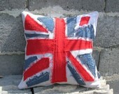 Pillow cover Union Jack British flag ROCK GRUNGE PUNK