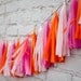 Tassel Party Garland: Hot Pink